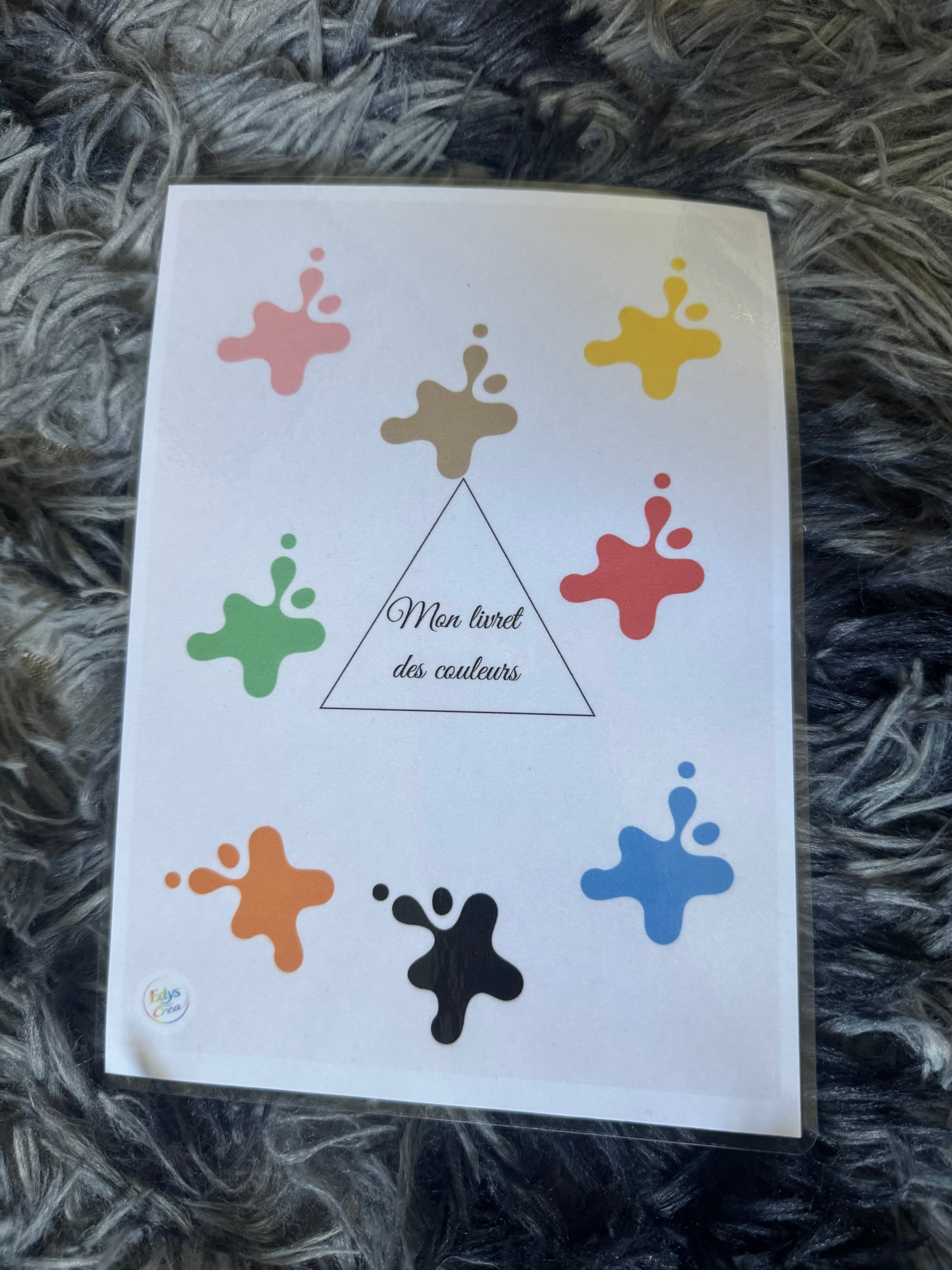 Livret d’activité « les couleurs »